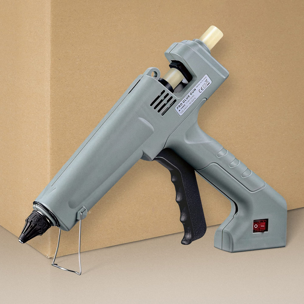 Heavy Duty Hot Glue Gun with Adjustable Temperature and Nozzles