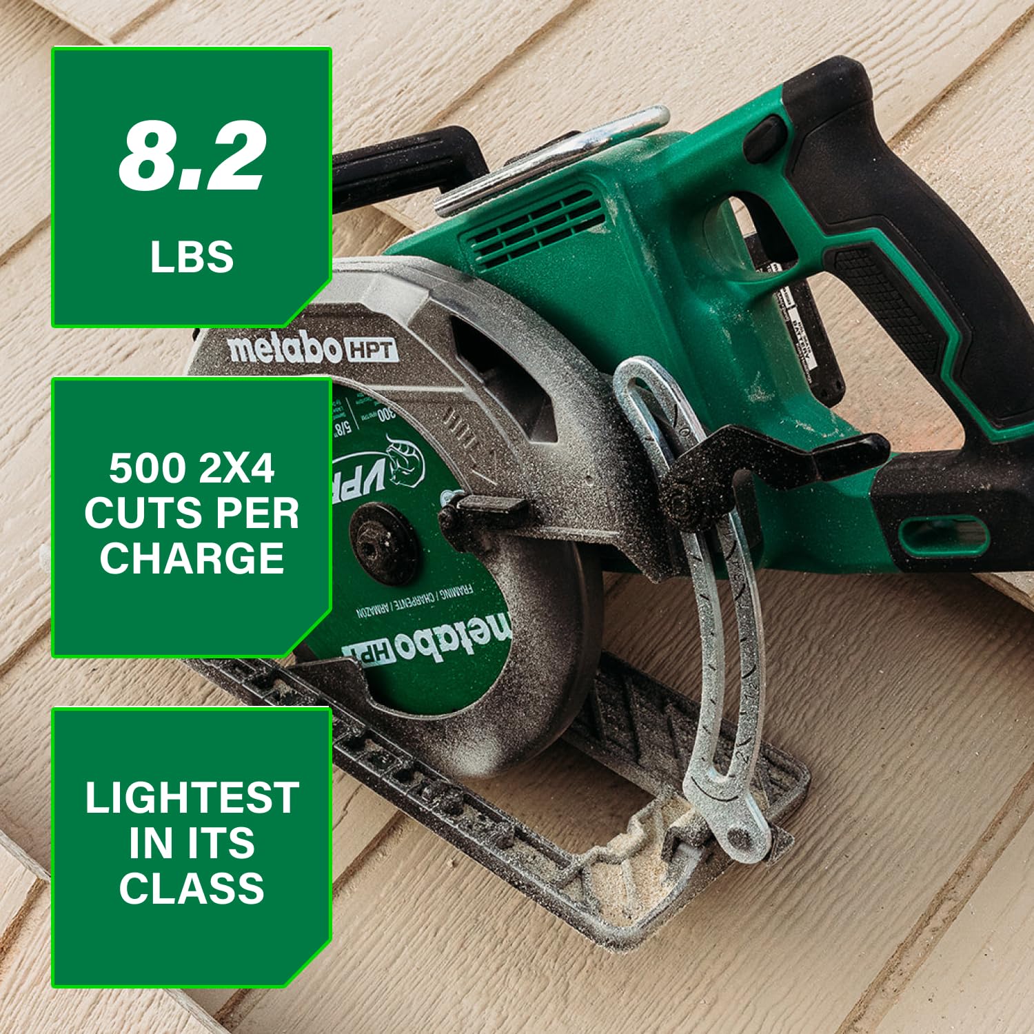36V Cordless Rear Handle Circular Saw Kit with Optional AC Adapter