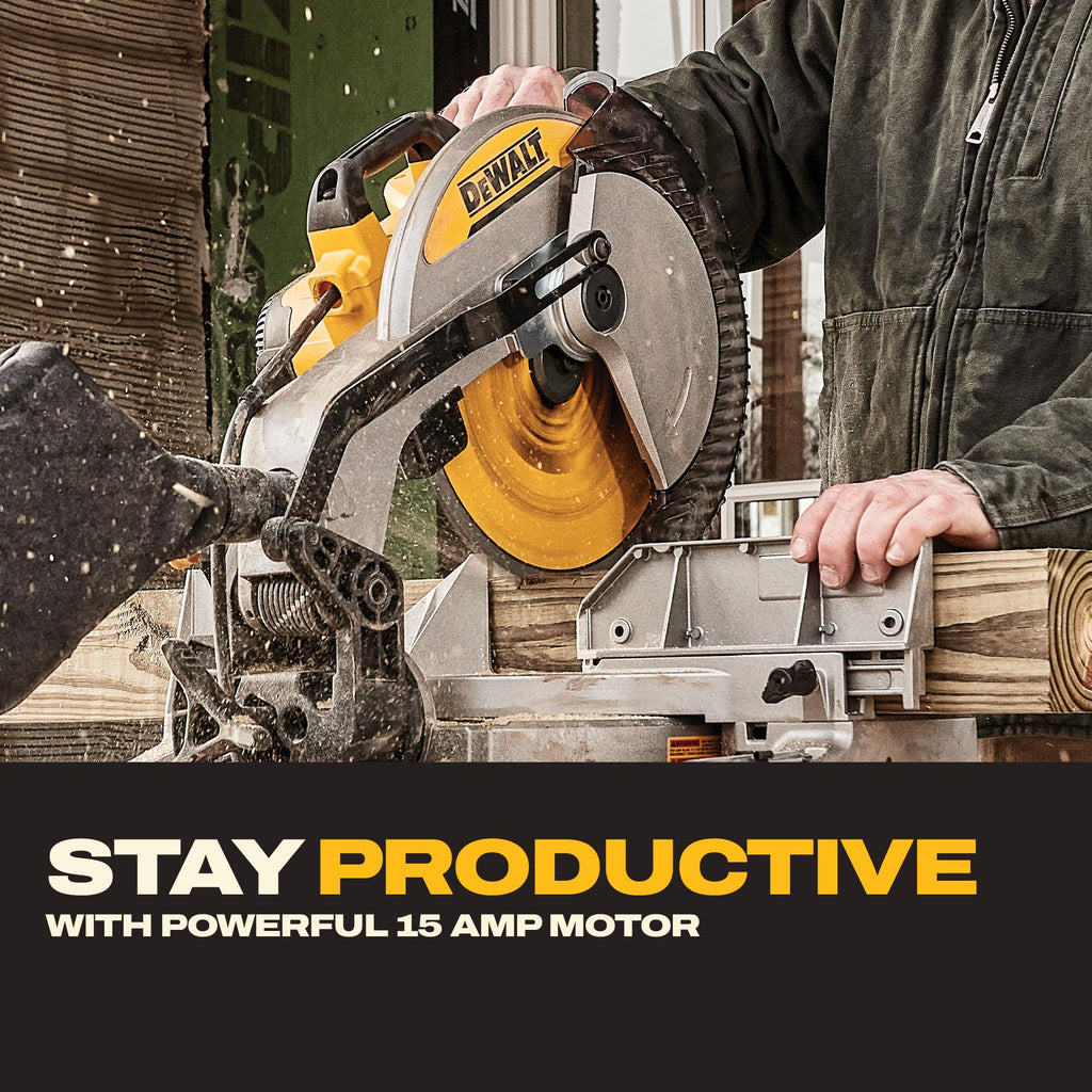 12 Inch 15 Amp Single Bevel Compound Miter Saw