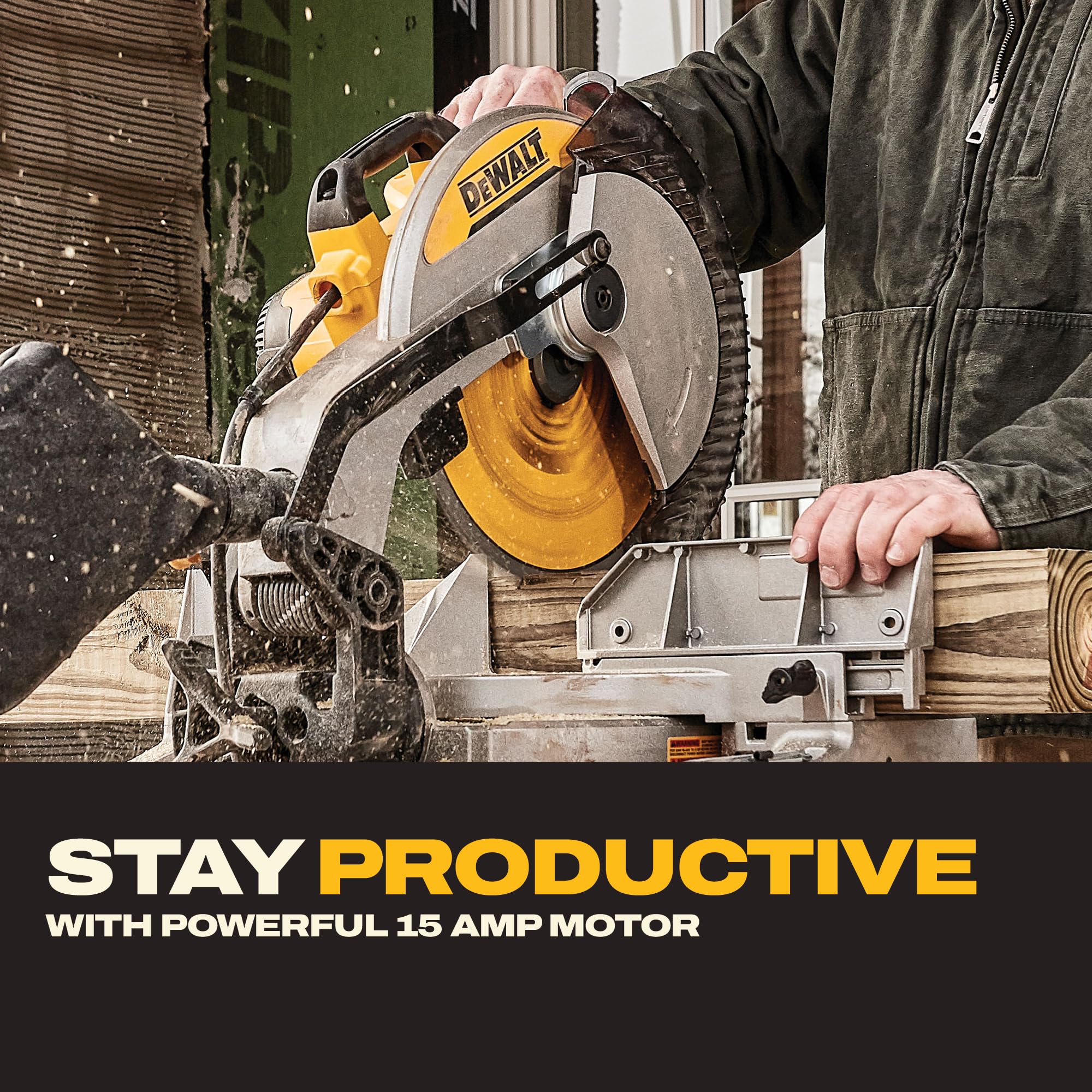 12 Inch 15 Amp Single Bevel Compound Miter Saw
